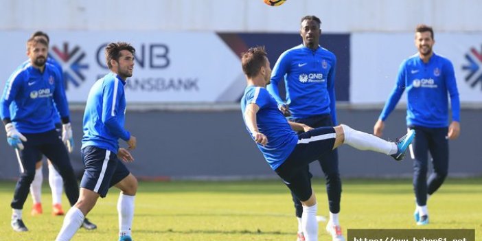 Trabzonspor'da Osmanlı maçı hazırlıkları tamamlandı