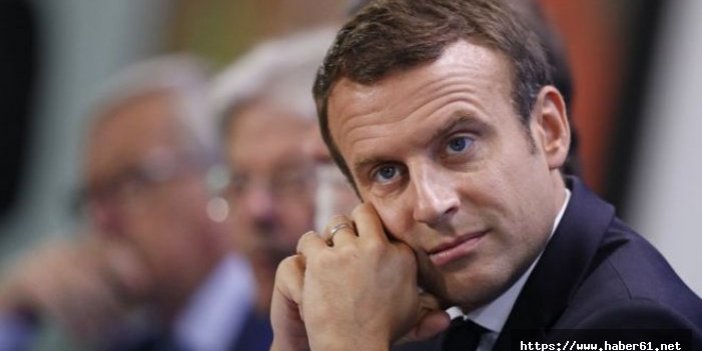 Fransa'da Macron'a karşı eylem düzenlendi
