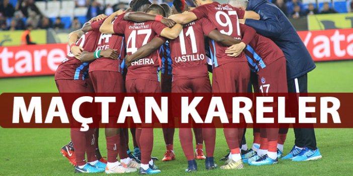 Trabzonspor - Osmanlıspor maçından kareler