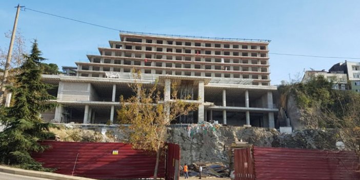 Boztepe’deki otel inşaatı yine gündemde…