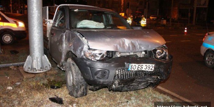 Amasya'da trafik kazası: 1 ölü, 2 yaralı 