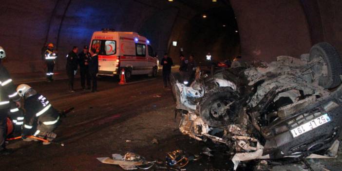 Tünel'de trafik kazası: 1 ölü 3 yaralı