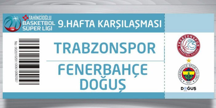 Trabzonspor'dan Fenerbahçe maçına manidar bilet