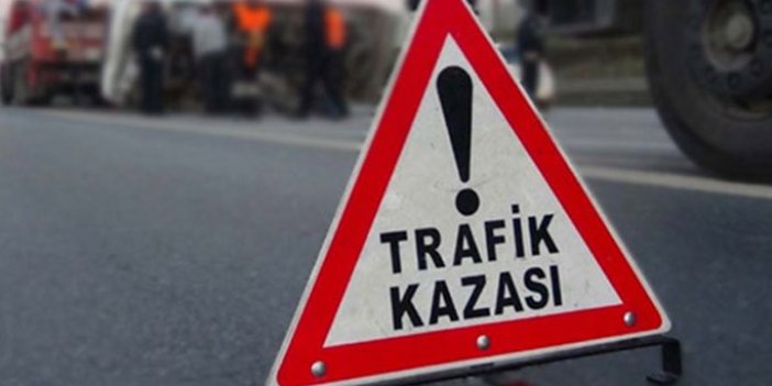 Samsun'da Trabzon plakalı araç kaza yaptı