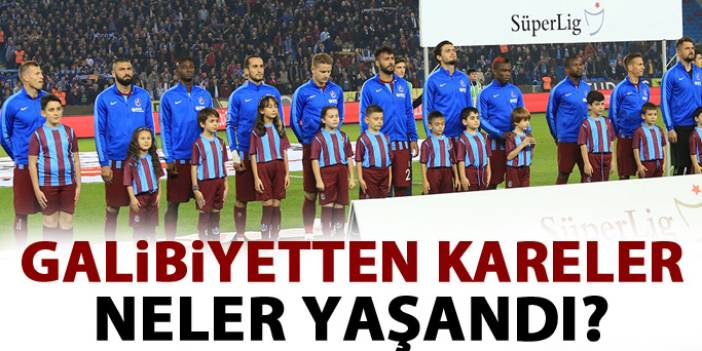Trabzonspor - Antalyaspor maçından kareler