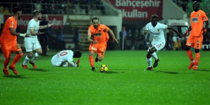 Aytemiz Alanyaspor-Kayserispor maç sonucu: 1-2