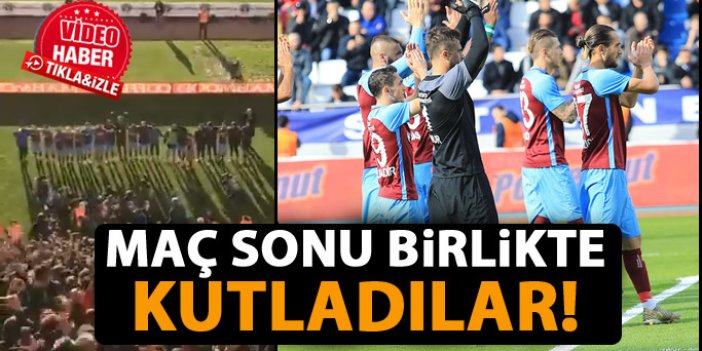 Trabzonspor - Kasımpaşa maçı sonrası özlenen görüntüler