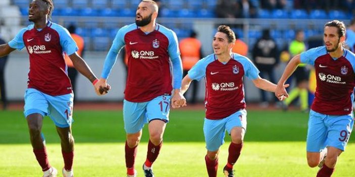 Trabzonspor'da 14 isimden skora katkı