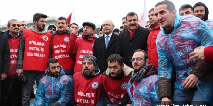 Kılıçdaroğlu'ndan işten çıkarılan işçilere destek