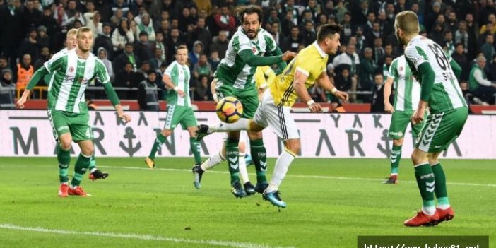 Konyaspor: 1 - Fenerbahçe: 1