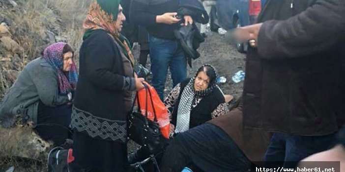 Kars'ta yolcu otobüsü devrildi: Çok sayıda yaralı var