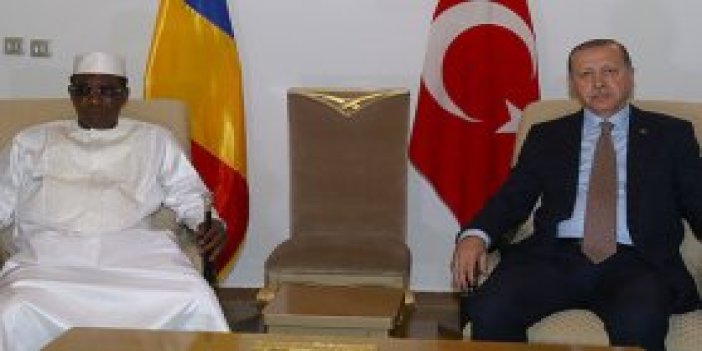 Cumhurbaşkanı Erdoğan Çad Cumhurbaşkanı ile görüştü