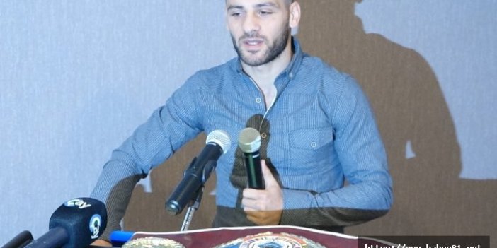 Trabzonlu şampiyon boksör Fatih Keleş: Hedefim dünya maçı