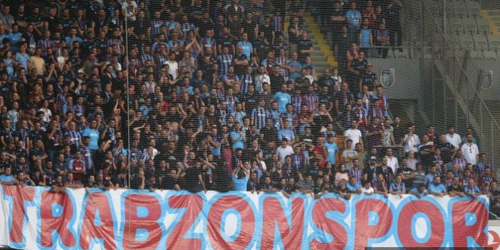 Taraftar Trabzonspor’u yalnız bırakmadı