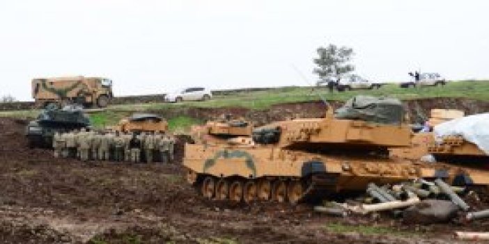 Afrin operasyonu için sınıra tank sevkıyatı