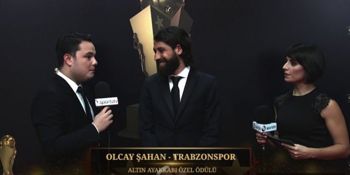 Trabzonsporlu Olcay Şahan Altın Ayakkabı Ödülü kazandı