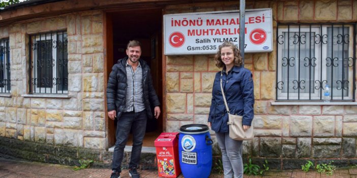 Trabzon'da yarışma: Atık yağları topla ödülü kap