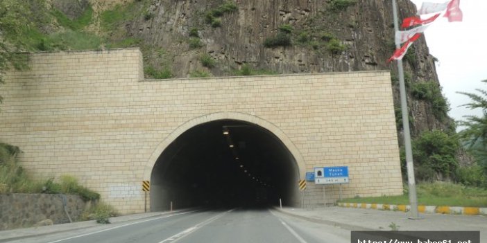 Sürücüler dikkat! Trabzon'da tünelde 13 gün boyunca...
