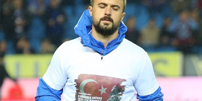 Trabzonspor ısınmaya bu tişörtle çıktı