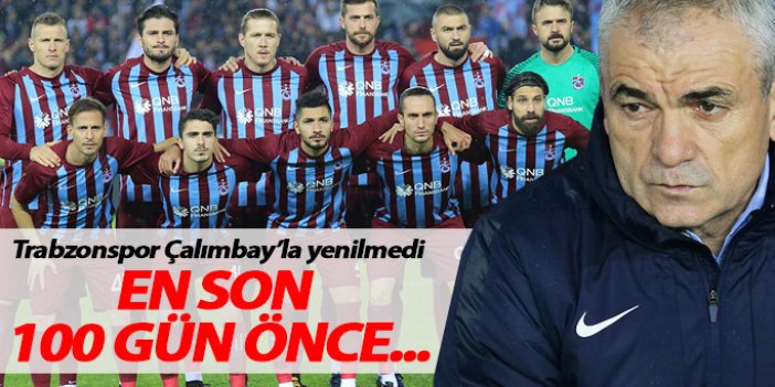 Trabzonspor Çalımbay'la yenilgi yaşamadı