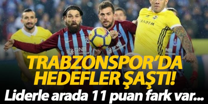 Trabzonspor liderin 11 puan gerisinde kaldı