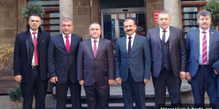 Trabzon Şoförler Odası Başkanı Usta'dan kaymakam Hatipoğlu'na ziyaret