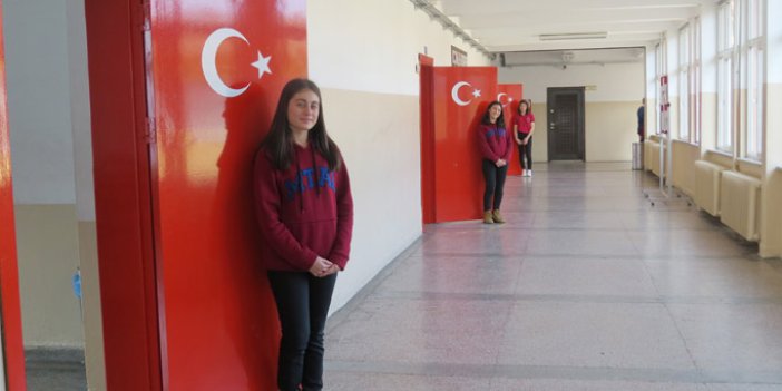 Trabzon'daki okuldan örnek davranış