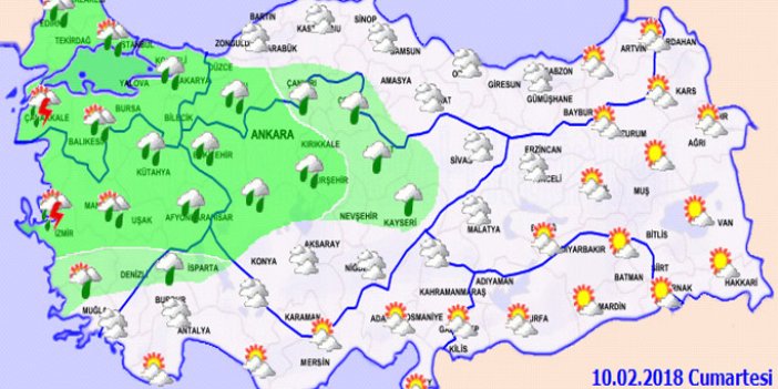 Trabzon'da hava nasıl olacak? 10.02.2018