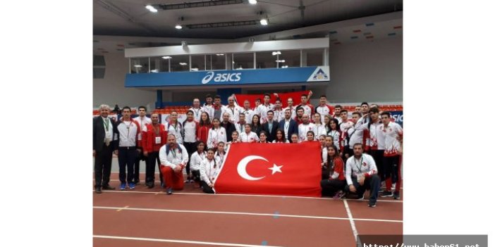 Genç atletler, Balkan Şampiyonası'nda 15 madalya kazandı
