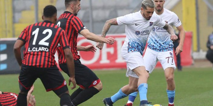 Trabzonspor beraberliklere abone