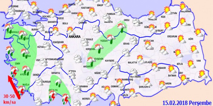 Trabzon'da hava nasıl olacak? 15.02.2018