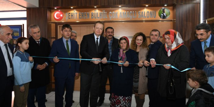 Trabzon'da Şehit Eren'in adı spor salonuna verildi