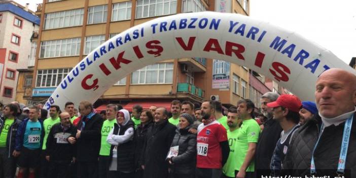 38’inci Uluslararası Trabzon Yarı Maratonu başladı 18 Şubat 2018