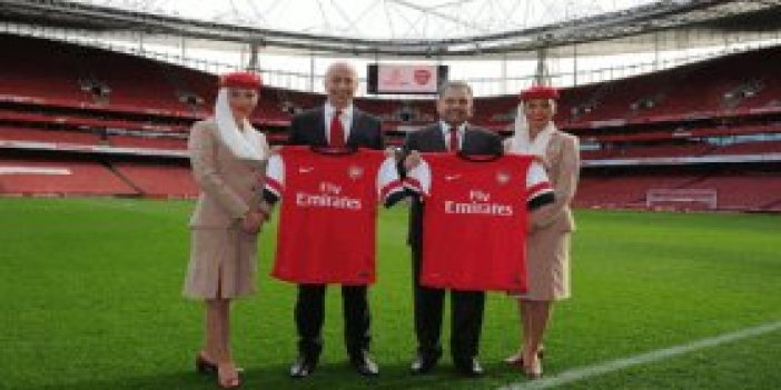 Emirates'ten Arsenal'e rekor sponsorluk