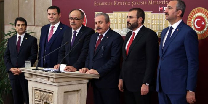 AK Parti ve MHP'nin ittifak teklifi TBMM'ye sunuldu