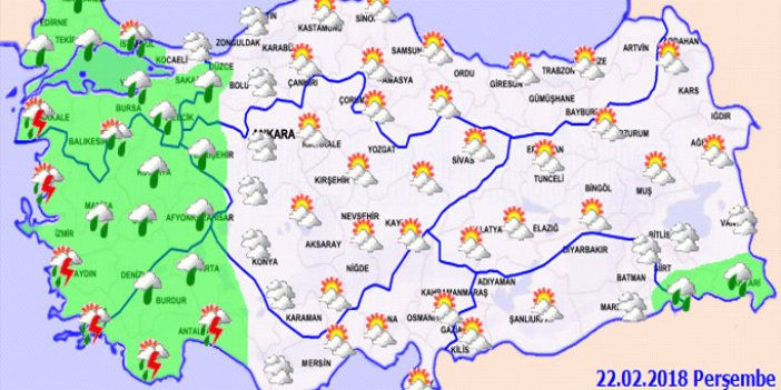 Trabzon'da hava nasıl olacak? 22.02.2018