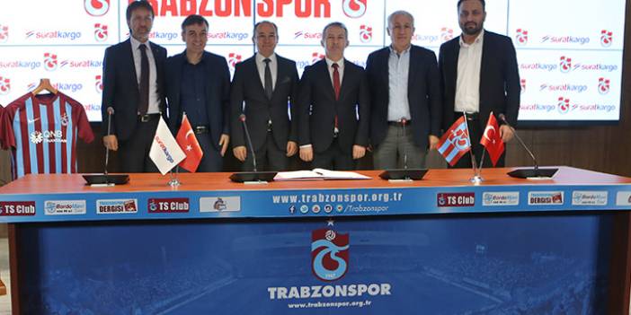 Trabzonspor'a yeni sponsorluk! Törenle imzalandı