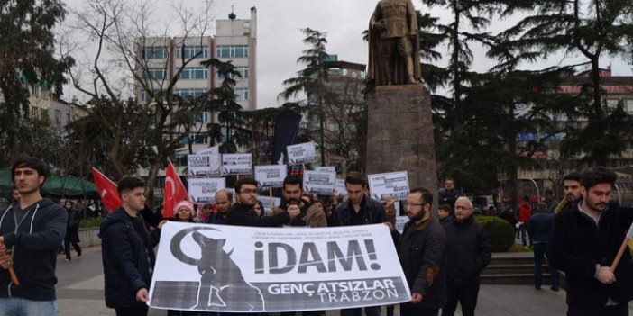 Trabzon'da idam yürüyüşü