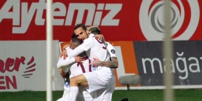 Trabzonspor 2018'de ilk kez kazandı