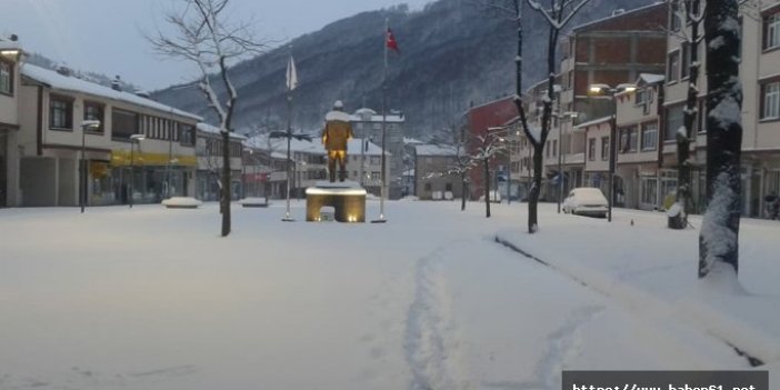 Ordu'da 2 ilçede okullara kar tatili