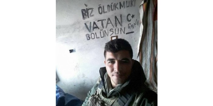 Şehit asker Mehmet Dinek'in son fotoğrafı