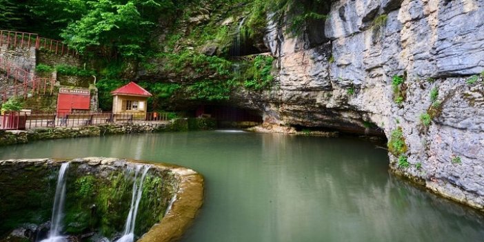 Trabzon'da Çal Mağarası daha güvenli hale getirildi