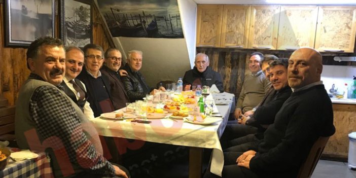 Trabzon'da Recep Denizeri dostları ile buluştu