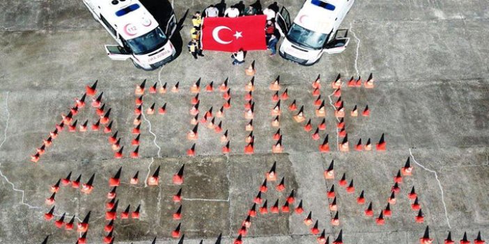 Trabzon 112’den Afrin’e selam