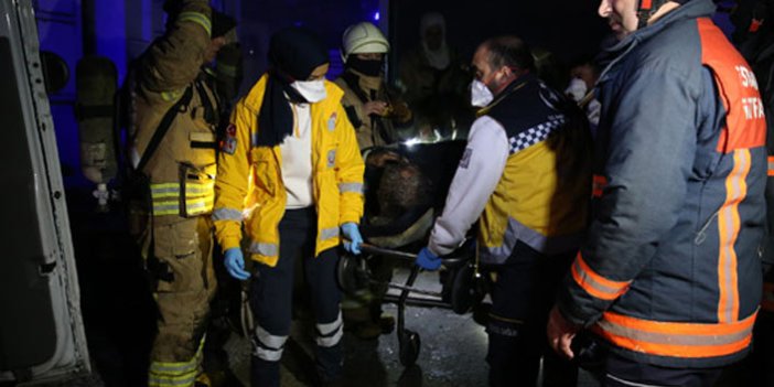 Başakşehir'de korkutan yangın: 1 ölü