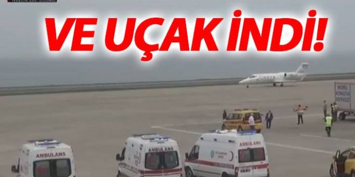 Flaş! Trabzon Havalimanı'nda uçak acil iniş yaptı!