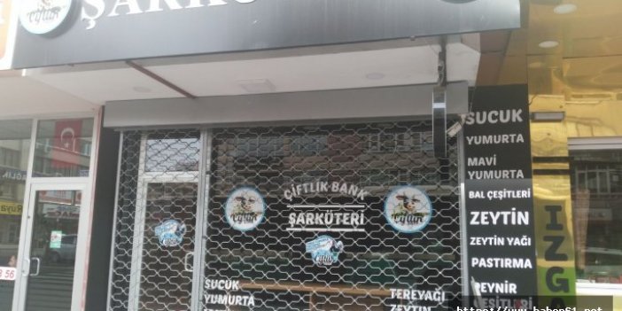 Çiftlik Bank Kayseri Şarküteri kepenk kapattı 