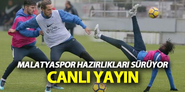 Trabzonspor'da Malatyaspor maçı hazırlığı - İDMANDAN CANLI YAYIN