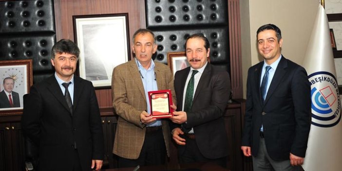 Başkan Bıçakçıoğlu okul müdürlerini kabul etti
