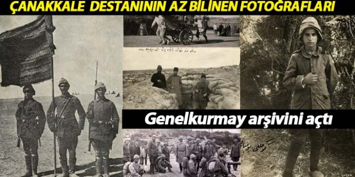 Genelkurmay arşivlerinden az bilinen Çanakkale Savaşı fotoğrafları